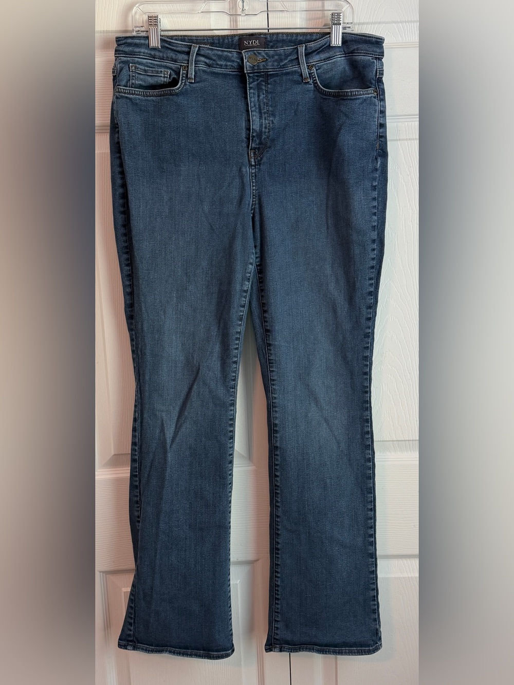 NYDJ Lift & Tuck Barbara Bootcut Blue Jeans Size 14